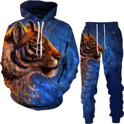 Autumn Tracksuit Men's Digital D Lion King Print Men's - Deck Em Up