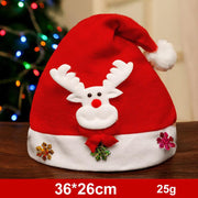 Fashion Snowman ElK Santa Claus Hats Xmas Gift Decoration - Deck Em Up