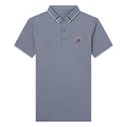 Summer New Style Short-Sleeved Lapel Polo Shirt Pure Color Casual Self-Cultivation Tide Brand - Deck Em Up