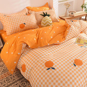 Pillowcase Bed Cover Set Sets Bedding Bedsheet Quilt Duvet - Deck Em Up